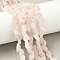 Raw Rough Natural Rose Quartz Beads Strands, Nuggets, 7~12x4~10x3~8mm, Hole: 1mm, about 46~52pcs/strand, 15.35~15.94''(39~40.5cm)