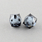 Transparent Acrylic Beads, Bead in Bead, Faceted Cube, Gray, 20x19x19mm, Hole: 3mm, about 120pcs/500g