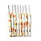 Aluminum Crochet Hooks, with ABS Plastic Handle, Colorful, 140x11x10.5mm, 8pcs/set