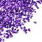 Piezo Glass Beads, No Hole Beads, Chip, Mauve, 1~1.5x1~1.5mm, about 440~450g/bag
