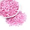 Drawbench Style Glass Seed Beads, Round Hole, Column, Hot Pink, 6~7x3.5~4mm, Hole: 1.2~1.6mm, about 3210pcs/pound