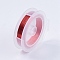 Round Copper Wire for Jewelry Making, Red, 28 Gauge(0.3mm), about 100m/roll