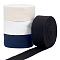 4 Rolls 4 Styles Polyester-Cotton Ribbon, Garment Sewing Accessories, Mixed Color, 1-1/2 inch(38mm), 1 roll/style