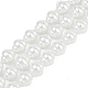 Гальванизированный фарфор имитация жемчуга барочные бусины нити BSHE-Z009-05-2