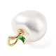 Оболочки жемчужина подвески KK-H002-10B-G-RS-2