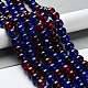 Окрашенного распылением треск стеклянные бусы нити X-CCG-Q002-10mm-12-1