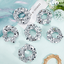 24 шт. полиэстеровые эластичные аксессуары для волос&nbsp;AJEW-CN0003-80