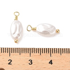 Абс пластмассовые жемчужные подвески KK-M266-31G