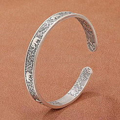 Браслеты-манжеты из сплава с рисунком слона в Таиланде для мужчин и женщин&nbsp;FS-WG2CEA0-01