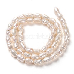 Нити из натурального культивированного пресноводного жемчуга PEAR-L033-60