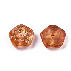 Окрашенные бусины из стекла DGLA-R052-002-B09