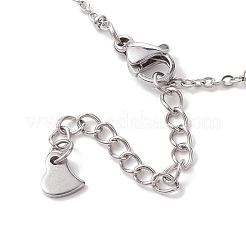 Изготовление браслета-спутника из нержавеющей стали 304&nbsp;AJEW-JB01277-02