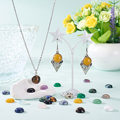 Кабошоны из натуральных и синтетических драгоценных камней&nbsp;G-FW0001-12A