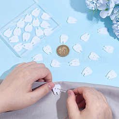 60шт акриловые пуговицы BUTT-PH0001-59B-01