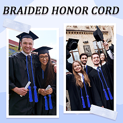 Веревка чести выпускной полиэстер AJEW-WH0314-317D