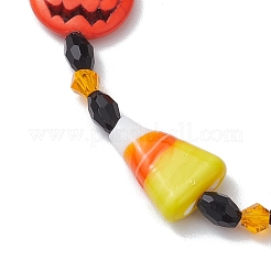 Эластичные браслеты из синтетической бирюзы и стеклянных бусин&nbsp;BJEW-JB10602