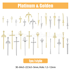32 шт. 32 стильные стойки с покрытием из сплава большие подвески&nbsp;FIND-FH0008-06