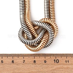 Ожерелья из железной змеиной цепи для женщин&nbsp;LS-NJEW-U046-01GP