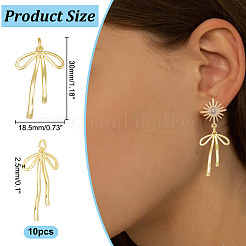 Латунные подвески с покрытием 10шт FIND-HY0003-76