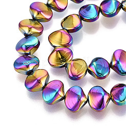 Гальванические нити из синтетических немагнитных гематитовых бусин G-T139-64A