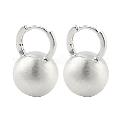 Круглые латунные серьги-кольца для женщин EJEW-U055-06S