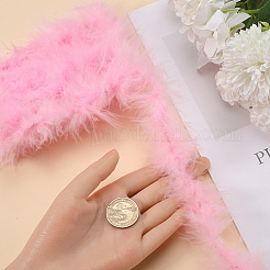 2 шт. боа из перьев индейки для танцев AJEW-GF0011-06