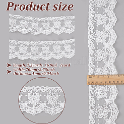 7.5 ярд кружева с вышивкой из молочного волокна и цветочной отделкой OCOR-GO0001-19