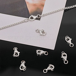 8 шт. 925 серебряные застежки-когти-омары FIND-GL0001-54