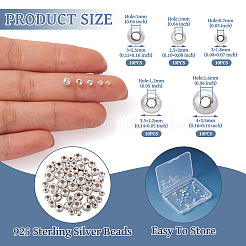 50шт 5 стиля 925 бусины из стерлингового серебра&nbsp;STER-TA0001-18