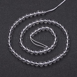 Нити натуральных кварцевых бусин класса А GSR6mmA039