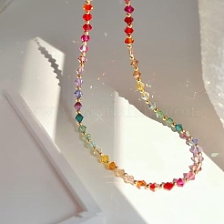 1000шт граненые биконусы из стекла&nbsp;EGLA-SP0001-32B