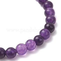 Браслеты из натуральных кварцевых бусин для женщин и мужчин&nbsp;BJEW-JB12965-01