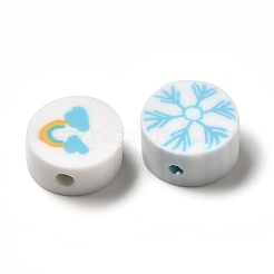 Бусины из полимерной глины  CLAY-E001-01F