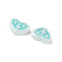 Окрашенные и запеченные стеклянные бусины LAMP-D004-02B