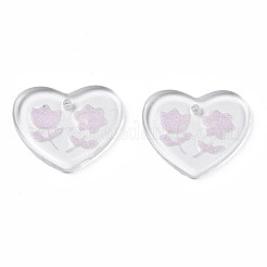 Прозрачные смоляные подвески&nbsp;RESI-N030-001E