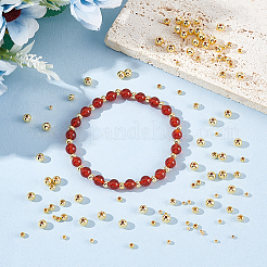 500 шт. 5 стиля латунные распорные бусины для стоек&nbsp;FIND-UN0004-38A