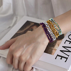 Гальванизируйте прозрачное стекло бисер нитей EGLA-LT0001-02B