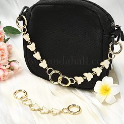 Удлинители ремешков для сумки из эмалированного сплава в виде бабочки&nbsp;AJEW-CJ00004