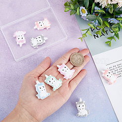 10шт 5 цвета силиконовые бусины SIL-SC0001-13