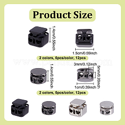 24 шт. 4 стиля пружинных замков из сплава FIND-NB0006-33