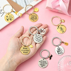 Брелок из сплава и нержавеющей стали 201&nbsp;KEYC-YW00102-01