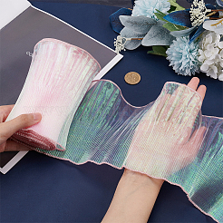 6 ярд лазерная плиссированная кружевная отделка из полиэстера OCOR-BC0006-11D