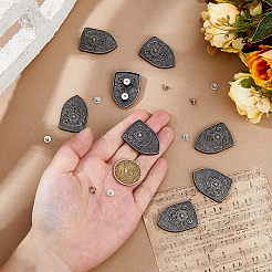 10 шт. декоративные заклепки из сплава&nbsp;BUTT-FH0001-028B