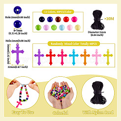 Набор для самостоятельного изготовления украшений в виде акрилового креста&nbsp;DIY-TA0011-11