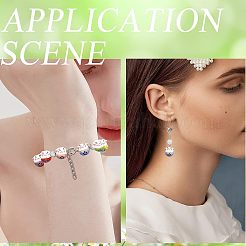 40шт 10 цвета фарфоровые бусины ручной работы PORC-CA0001-11