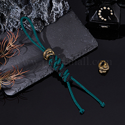 2 шт. латунные европейские бусины KK-FH0008-13AB