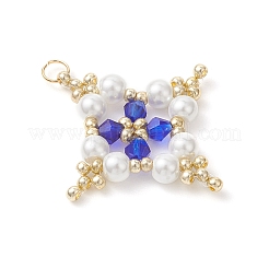 7 шт. подвески-звезды из стеклянных бусин&nbsp;PALLOY-MZ01165