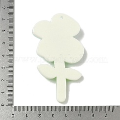 Непрозрачной акриловые большие подвески OACR-I018-01B