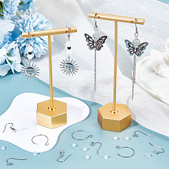 300 шт. 5 крючка для сережек из нержавеющей стали 304 STAS-BBC0004-44