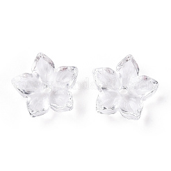 Прозрачные колпачки для стеклянных бусин GLAA-N001-07